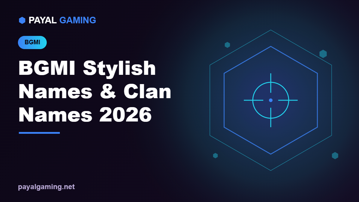 BGMI Stylish Names & Clan Names 2026 (Symbols List)