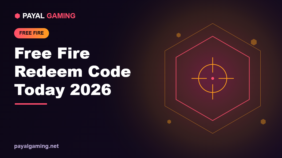 Free Fire Redeem Code Today 2026 (Working Codes & How to Redeem)