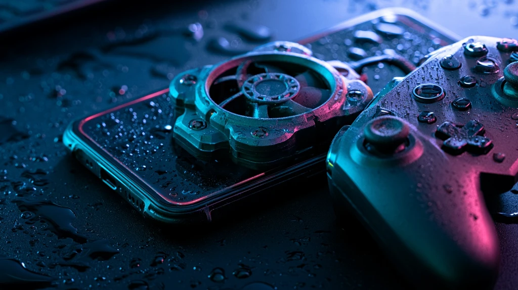 Neon light mein gaming phone aur controller - BGMI naye features