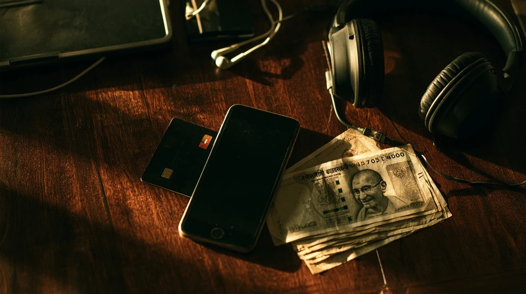 Phone, card aur rupee notes - BGMI UC price